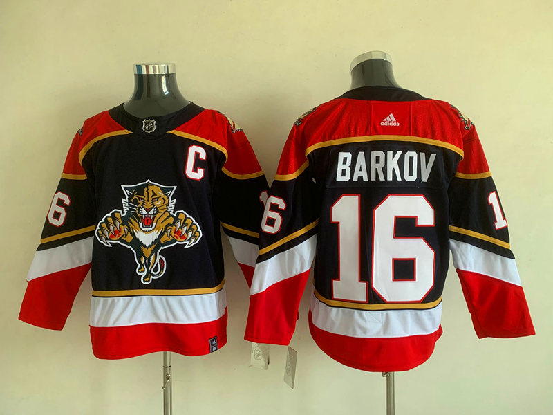Men's Florida Panthers Aleksander Barkov #16 Black Home Breakaway Jersey